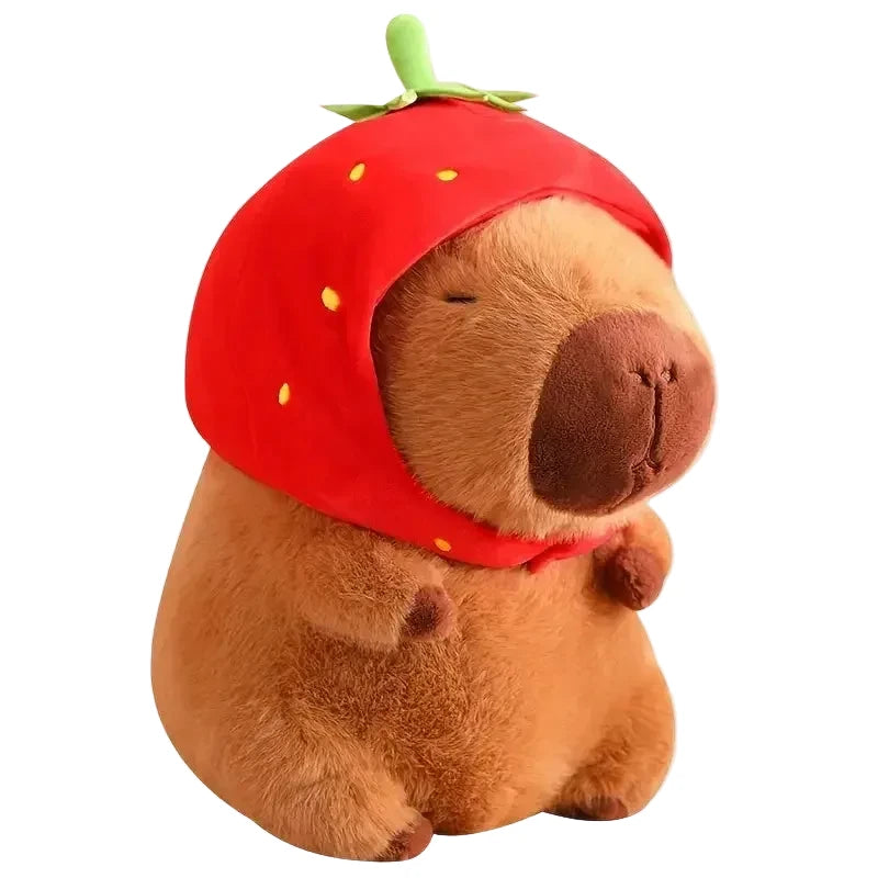 Peluche Capibara fraise 