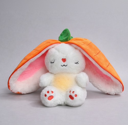 Adorable Lapin apaisant respirant lumineux musique