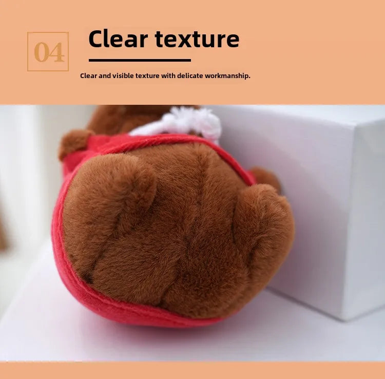 Cute Cartoon Capybara Pendant Plush Toy Doll Bag Hanging Ornaments Cute Kapila Keychain Doll Car Pendant Desktop Doll Ornaments