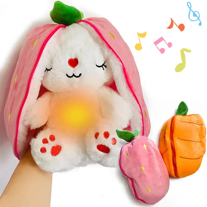 Adorable Lapin apaisant respirant lumineux musique