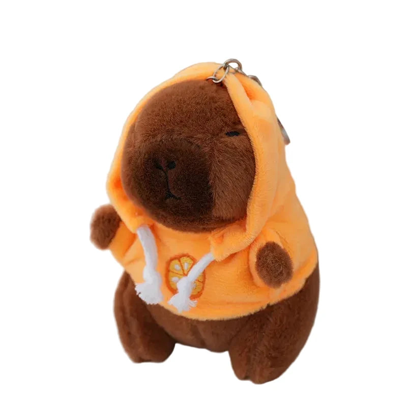 Cute Cartoon Capybara Pendant Plush Toy Doll Bag Hanging Ornaments Cute Kapila Keychain Doll Car Pendant Desktop Doll Ornaments