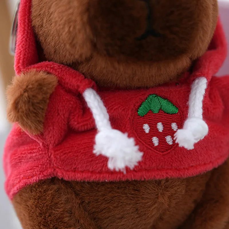 Cute Cartoon Capybara Pendant Plush Toy Doll Bag Hanging Ornaments Cute Kapila Keychain Doll Car Pendant Desktop Doll Ornaments