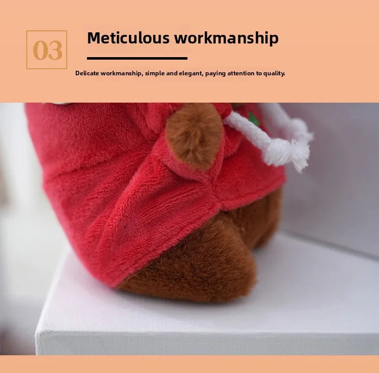 Cute Cartoon Capybara Pendant Plush Toy Doll Bag Hanging Ornaments Cute Kapila Keychain Doll Car Pendant Desktop Doll Ornaments